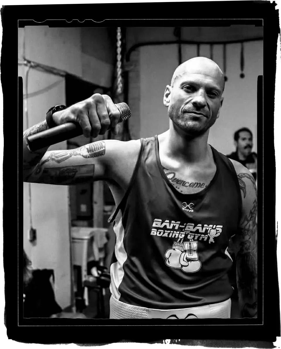 O.G. BREED, black and white film portrait