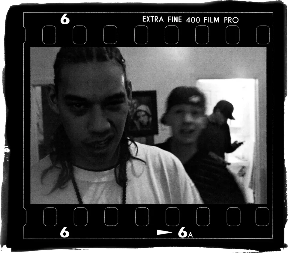 RawMind, black and white film portrait